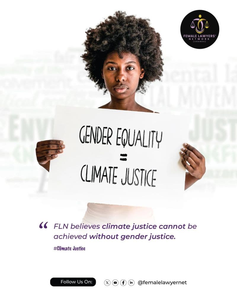 GENDER EQUALITY = CLIMATE JUSTICE