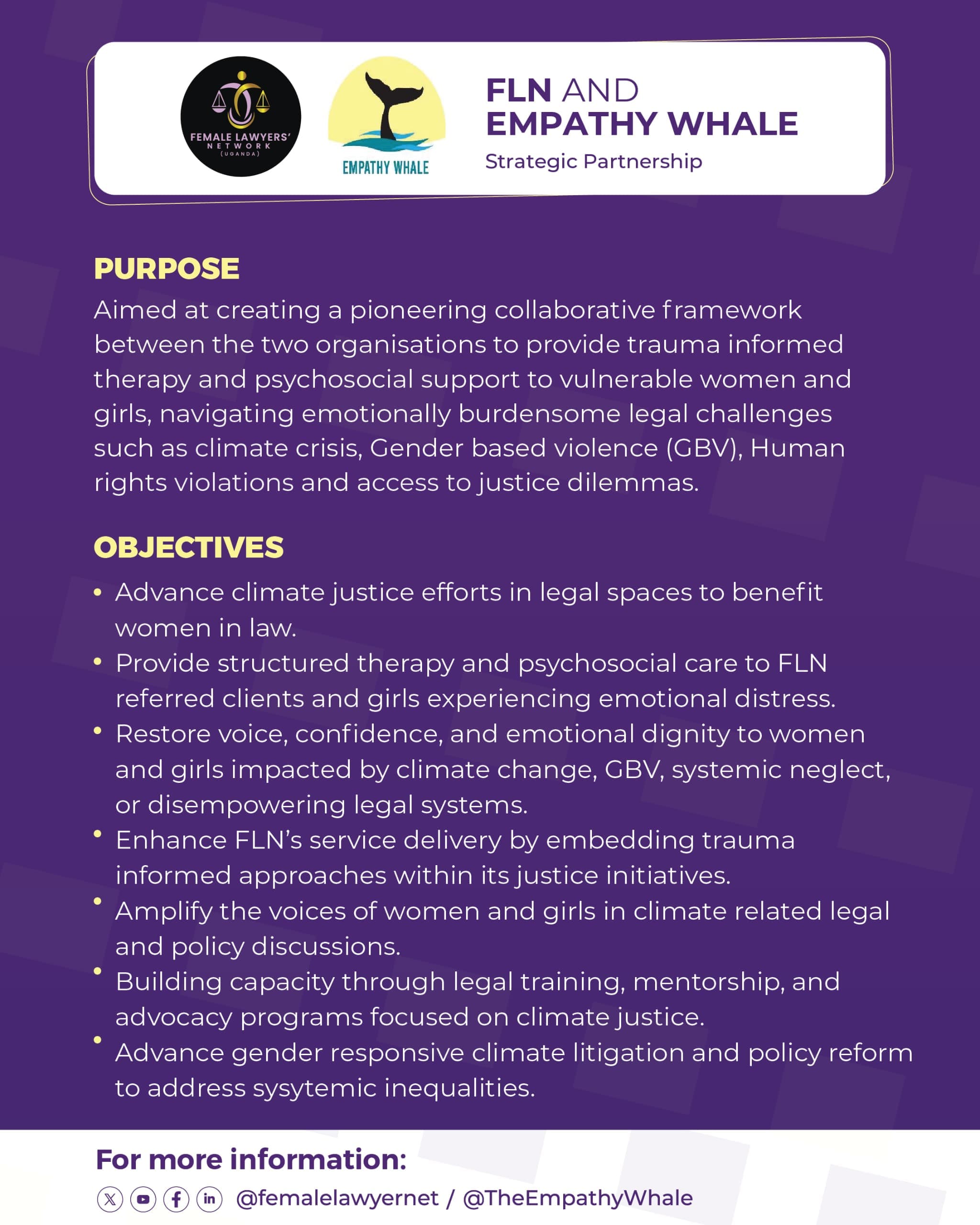 FLN and Empathy Whale Partnership